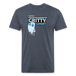 
            
                Load image into Gallery viewer, Gritty Ghost Character Comfort Adult Tee - heather navy
            
        
