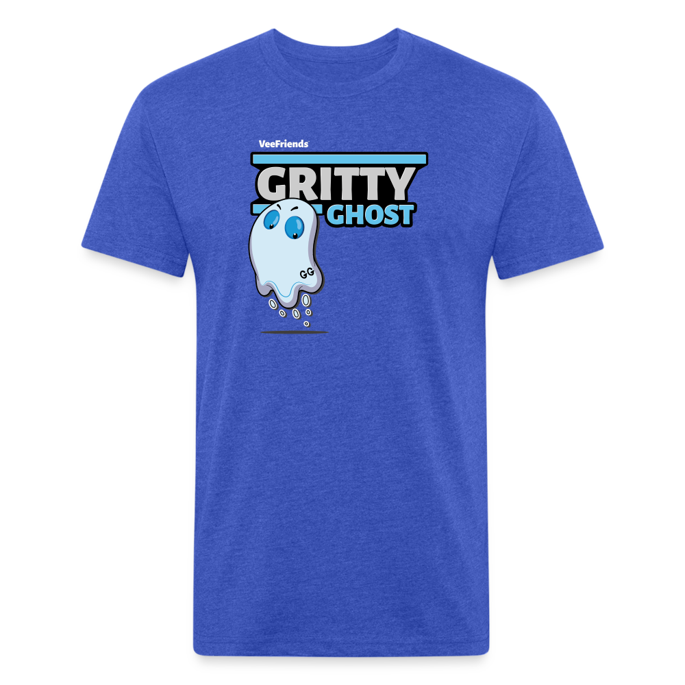 Gritty Ghost Character Comfort Adult Tee - heather royal