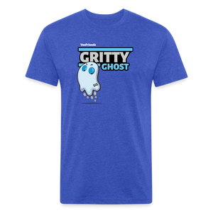 Gritty Ghost Character Comfort Adult Tee - heather royal