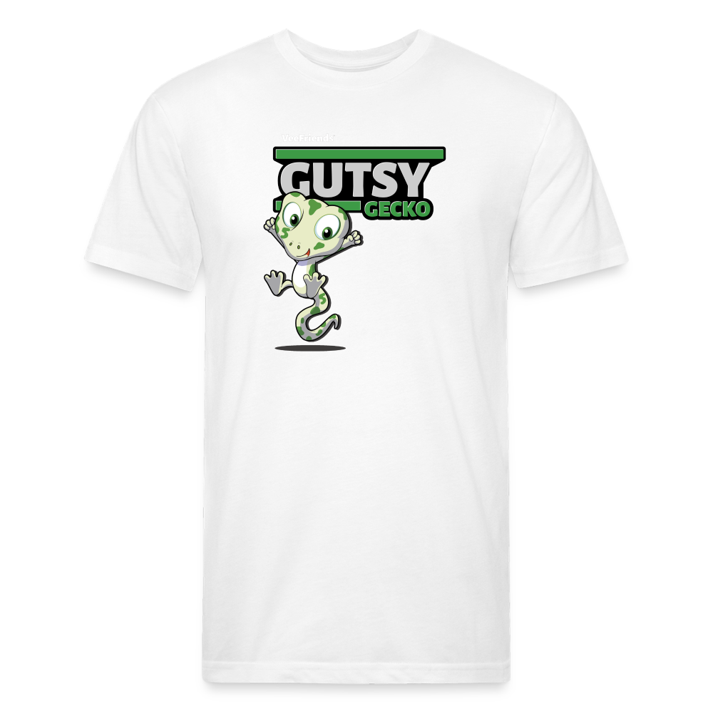 Gutsy Gecko Character Comfort Adult Tee - white