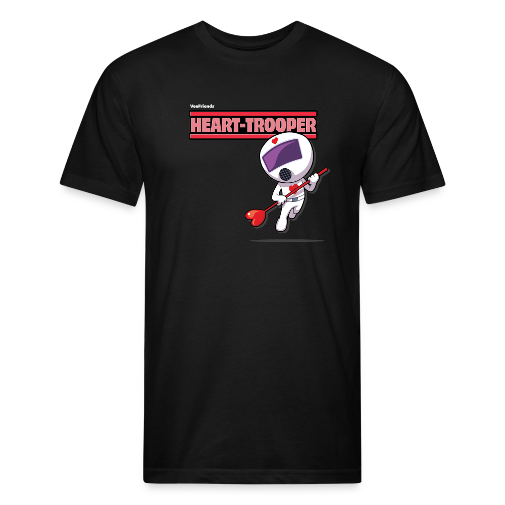 Heart-Trooper Character Comfort Adult Tee - black