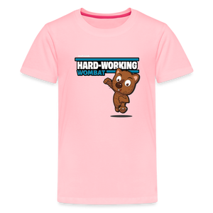 
            
                Load image into Gallery viewer, Hard-Working Wombat Character Comfort Kids Tee - pink
            
        