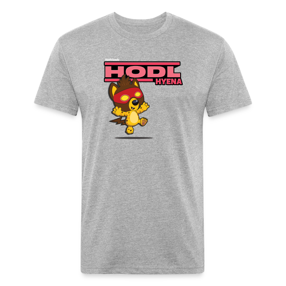 Hodl Hyena Character Comfort Adult Tee - heather gray