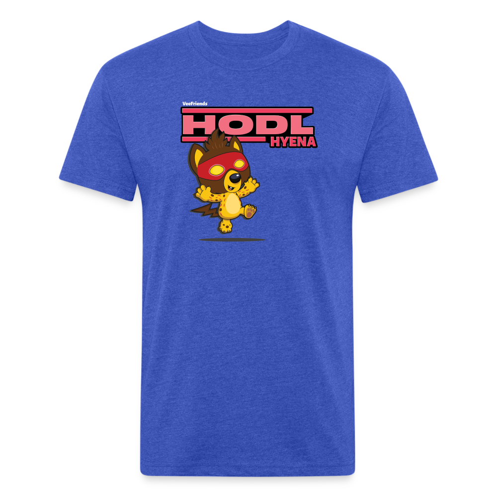 Hodl Hyena Character Comfort Adult Tee - heather royal