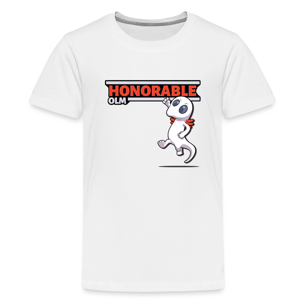 Honorable Olm Character Comfort Kids Tee - white
