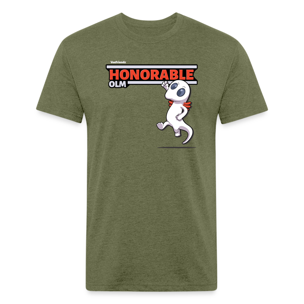 Honorable Olm Character Comfort Adult Tee - heather military green