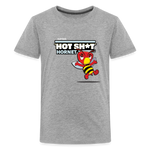 "Hot Sh*t" Hornet Character Comfort Kids Tee - heather gray