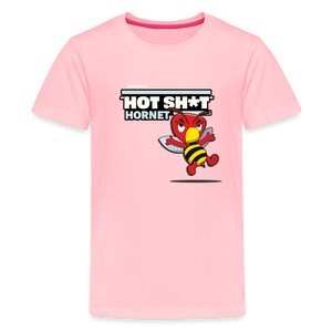 
            
                Load image into Gallery viewer, &amp;quot;Hot Sh*t&amp;quot; Hornet Character Comfort Kids Tee - pink
            
        