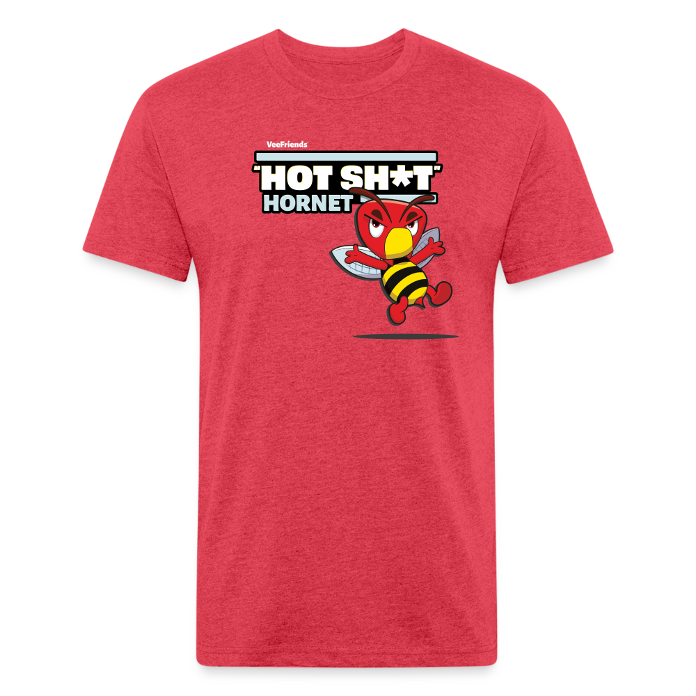 "Hot Sh*t" Hornet Character Comfort Adult Tee - heather red