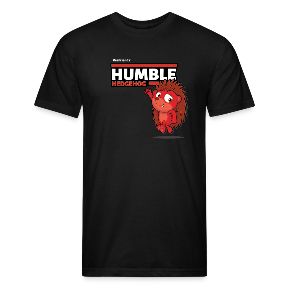 Humble Hedgehog Character Comfort Adult Tee - black