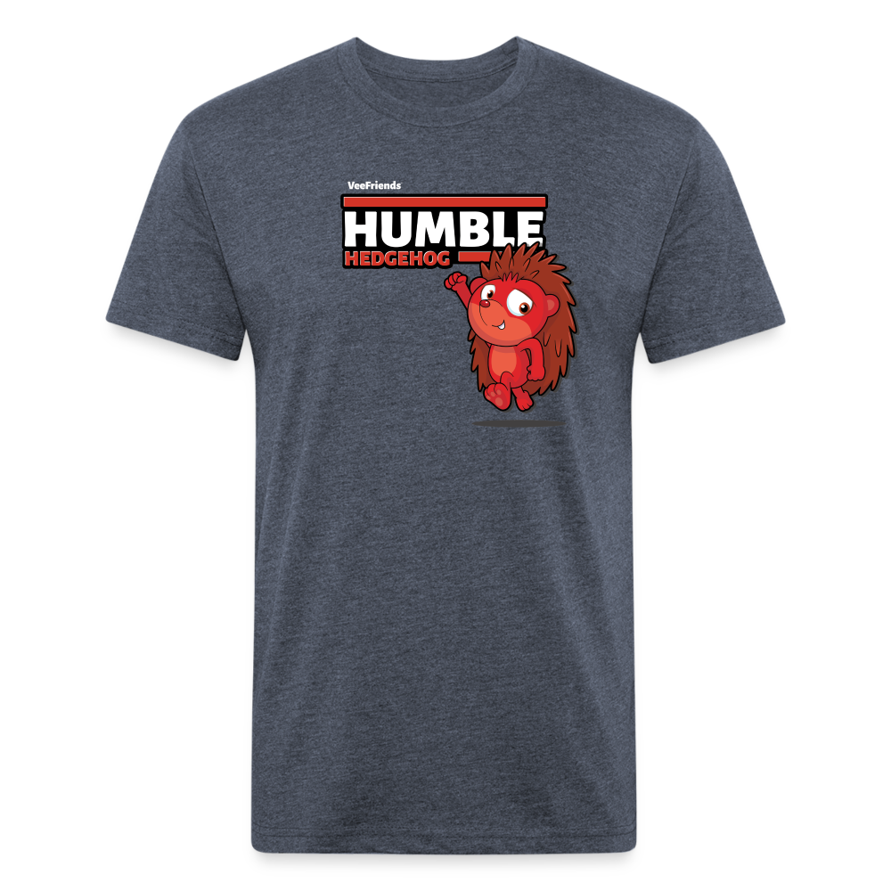 Humble Hedgehog Character Comfort Adult Tee - heather navy