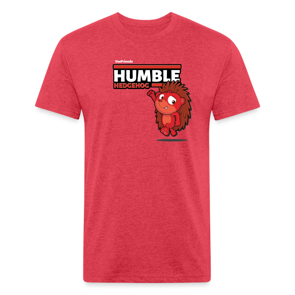 Humble Hedgehog Character Comfort Adult Tee - heather red