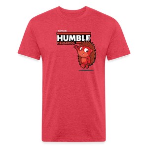 Humble Hedgehog Character Comfort Adult Tee - heather red