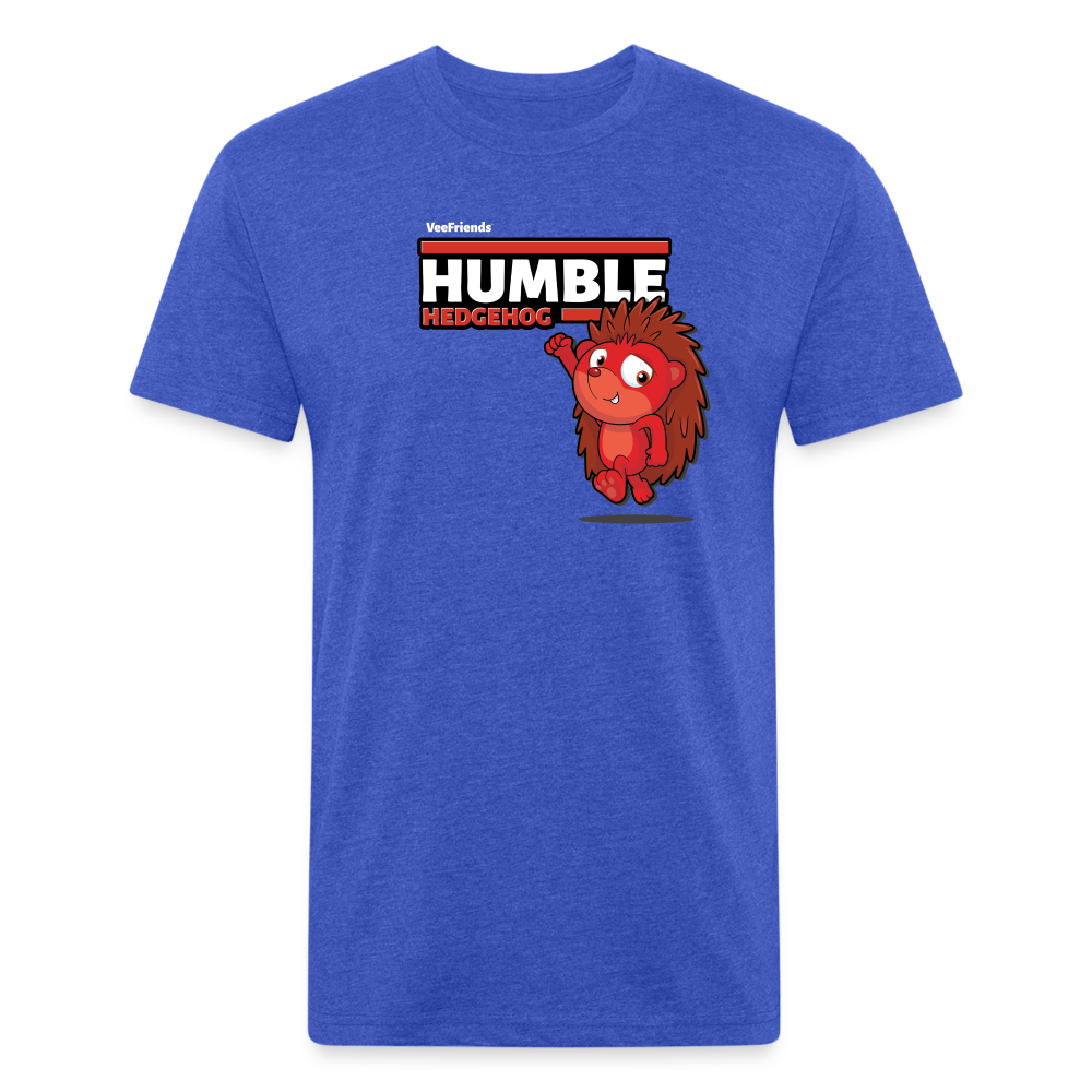 Humble Hedgehog Character Comfort Adult Tee - heather royal