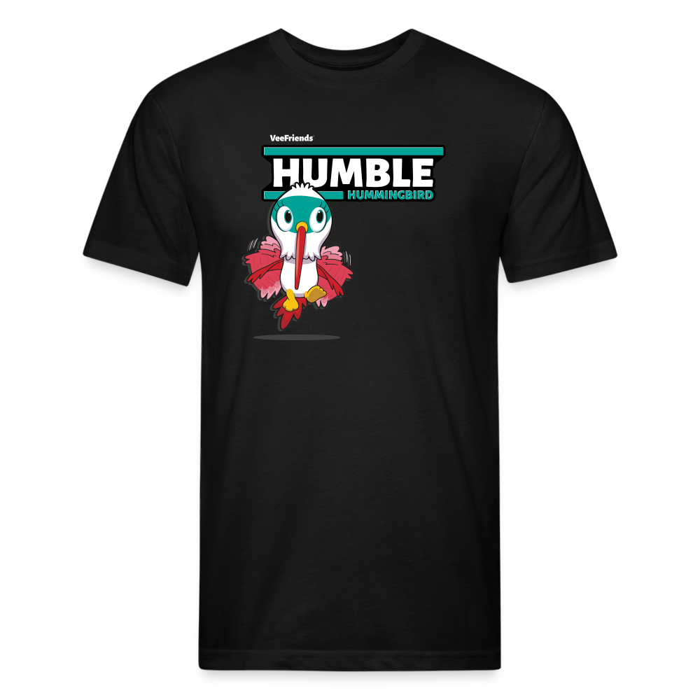 Humble Hummingbird Character Comfort Adult Tee - black