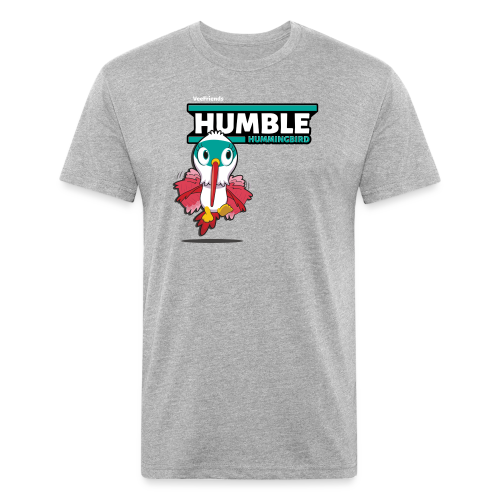 Humble Hummingbird Character Comfort Adult Tee - heather gray