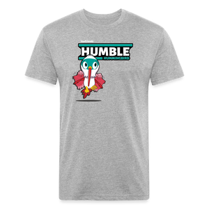 Humble Hummingbird Character Comfort Adult Tee - heather gray