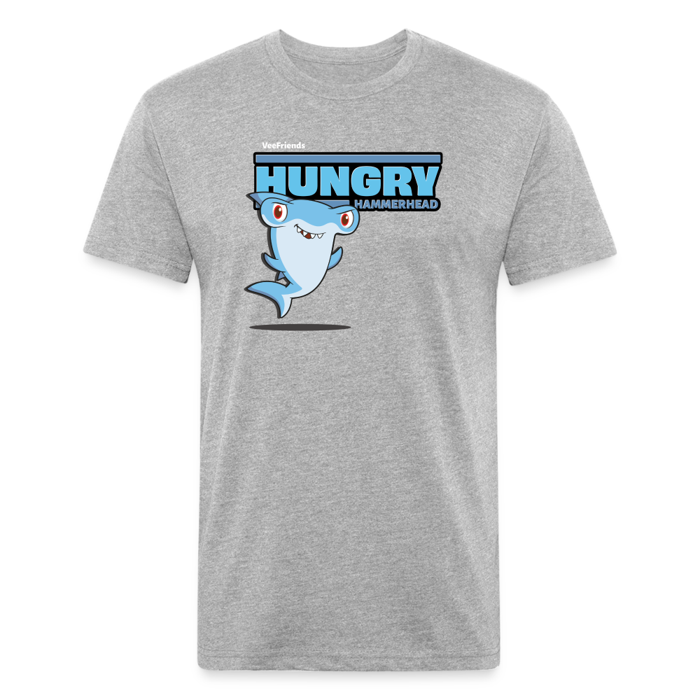 Hungry Hammerhead Character Comfort Adult Tee - heather gray