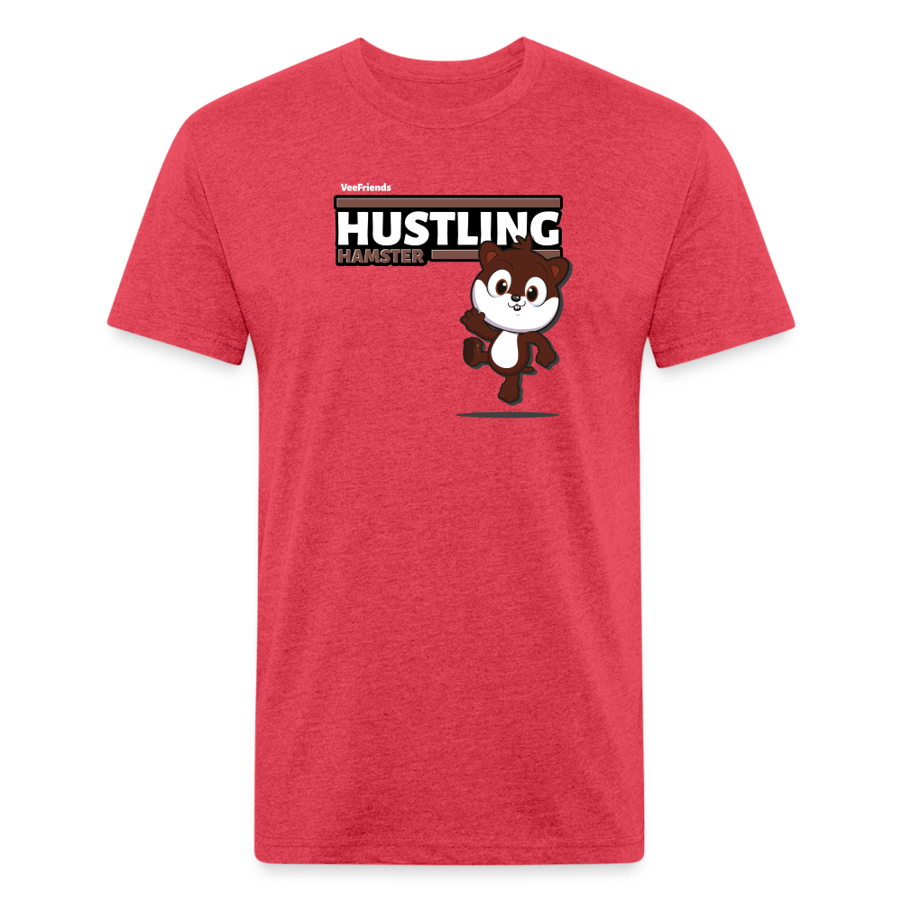 
            
                Load image into Gallery viewer, Hustling Hamster Character Comfort Adult Tee - heather red
            
        