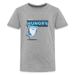 Hungry Hammerhead Character Comfort Kids Tee - heather gray