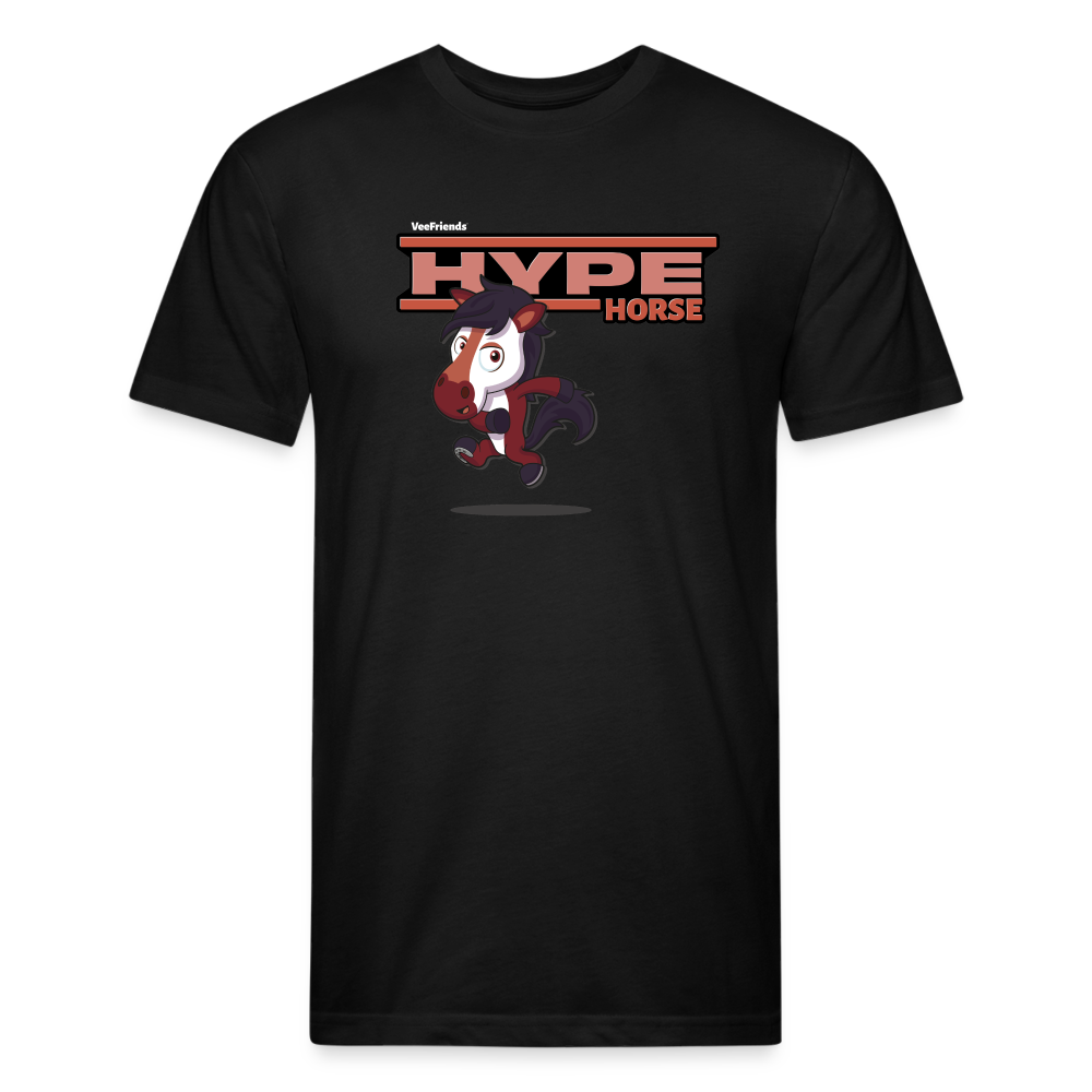 Hype Horse Character Comfort Adult Tee - black