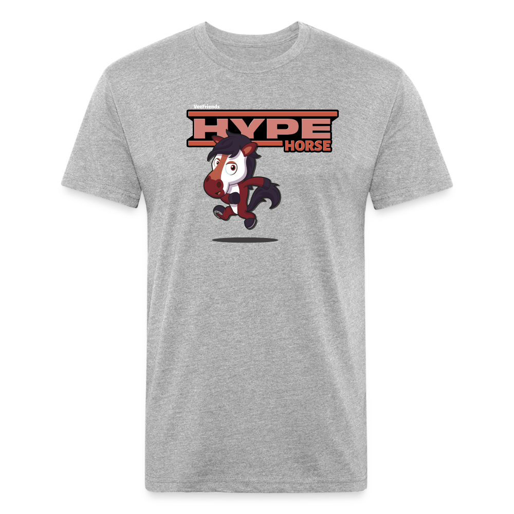 Hype Horse Character Comfort Adult Tee - heather gray