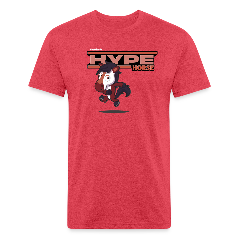 Hype Horse Character Comfort Adult Tee - heather red