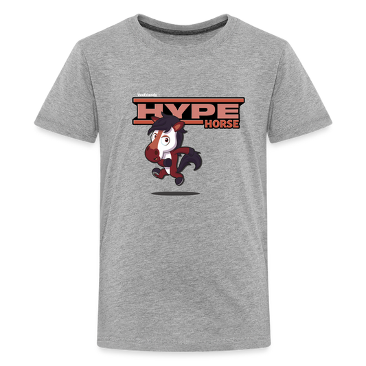 Hype Horse Character Comfort Kids Tee - heather gray