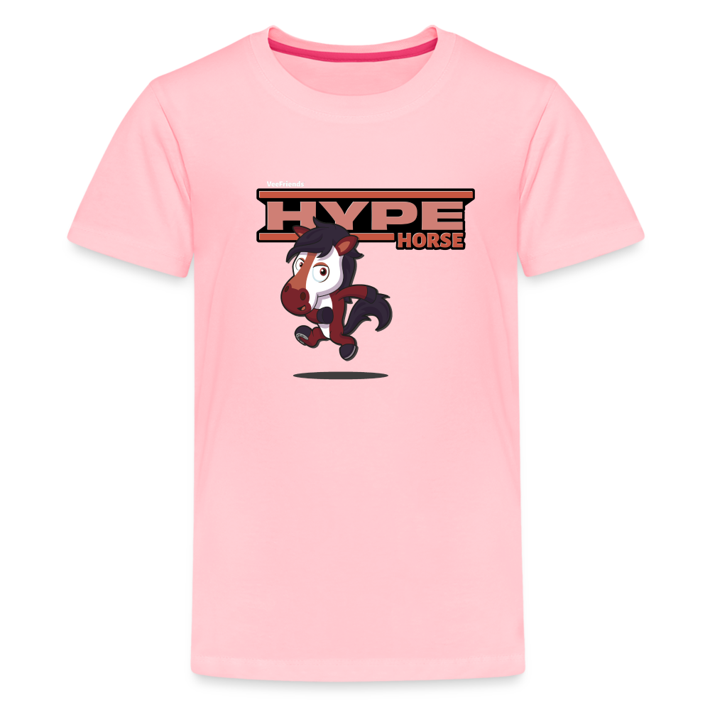 
            
                Load image into Gallery viewer, Hype Horse Character Comfort Kids Tee - pink
            
        