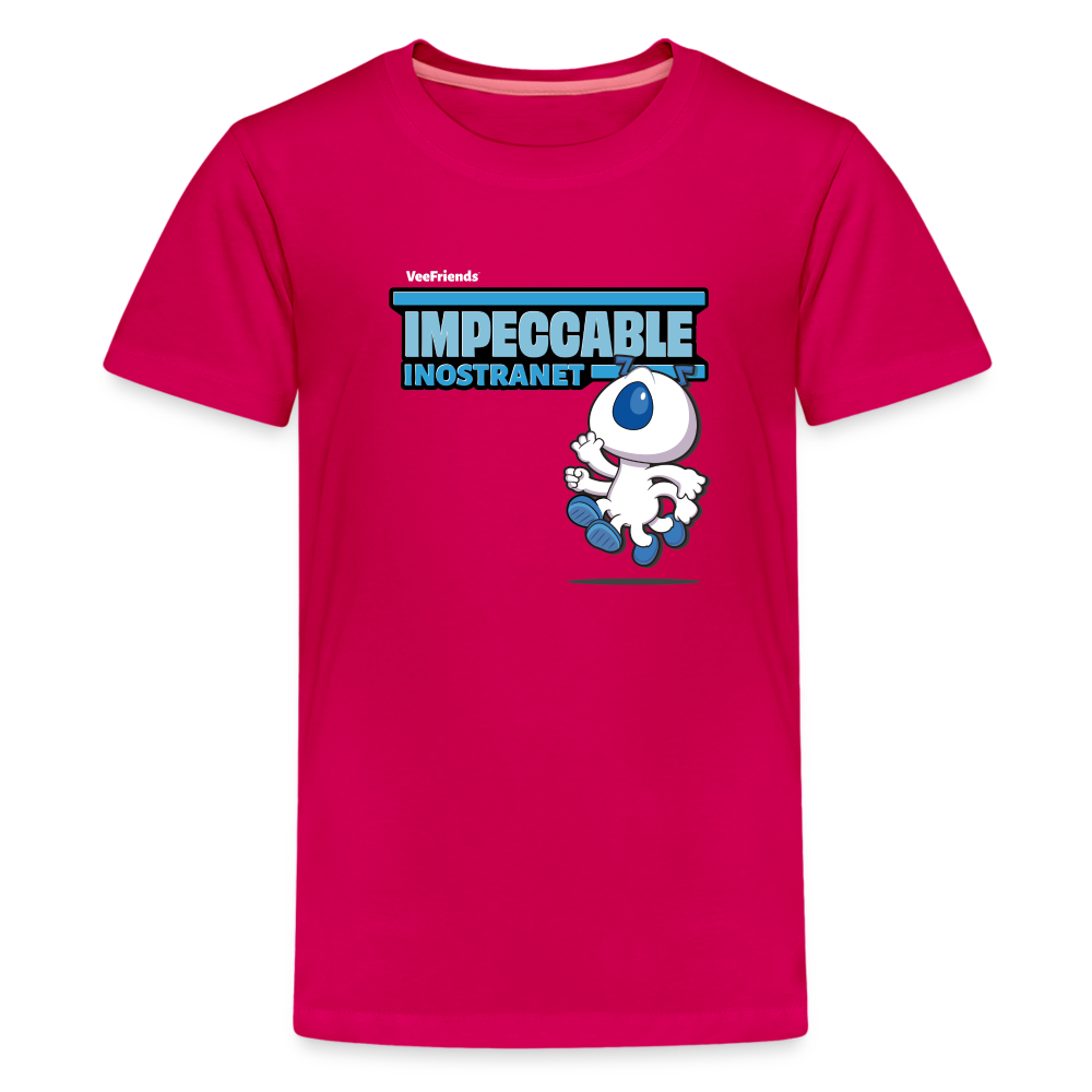 Impeccable Inostranet Character Comfort Kids Tee - dark pink