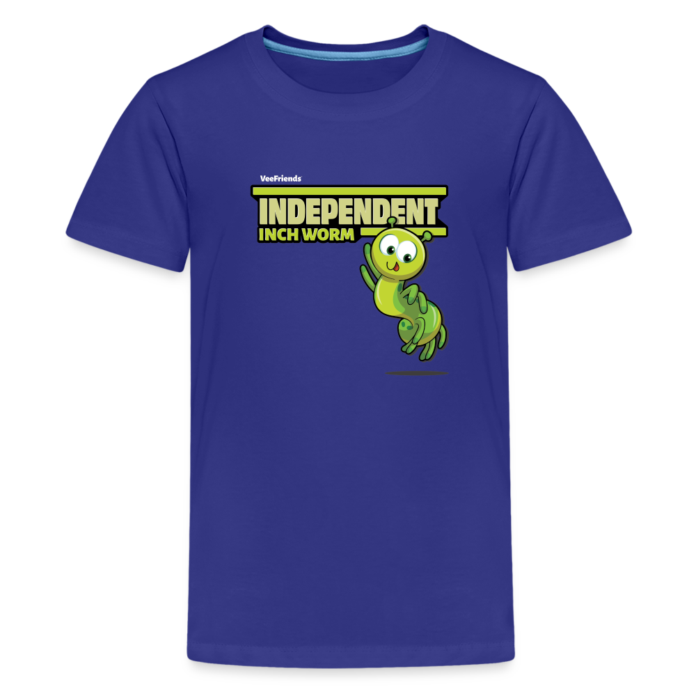 Independent Inch Worm Character Comfort Kids Tee - royal blue