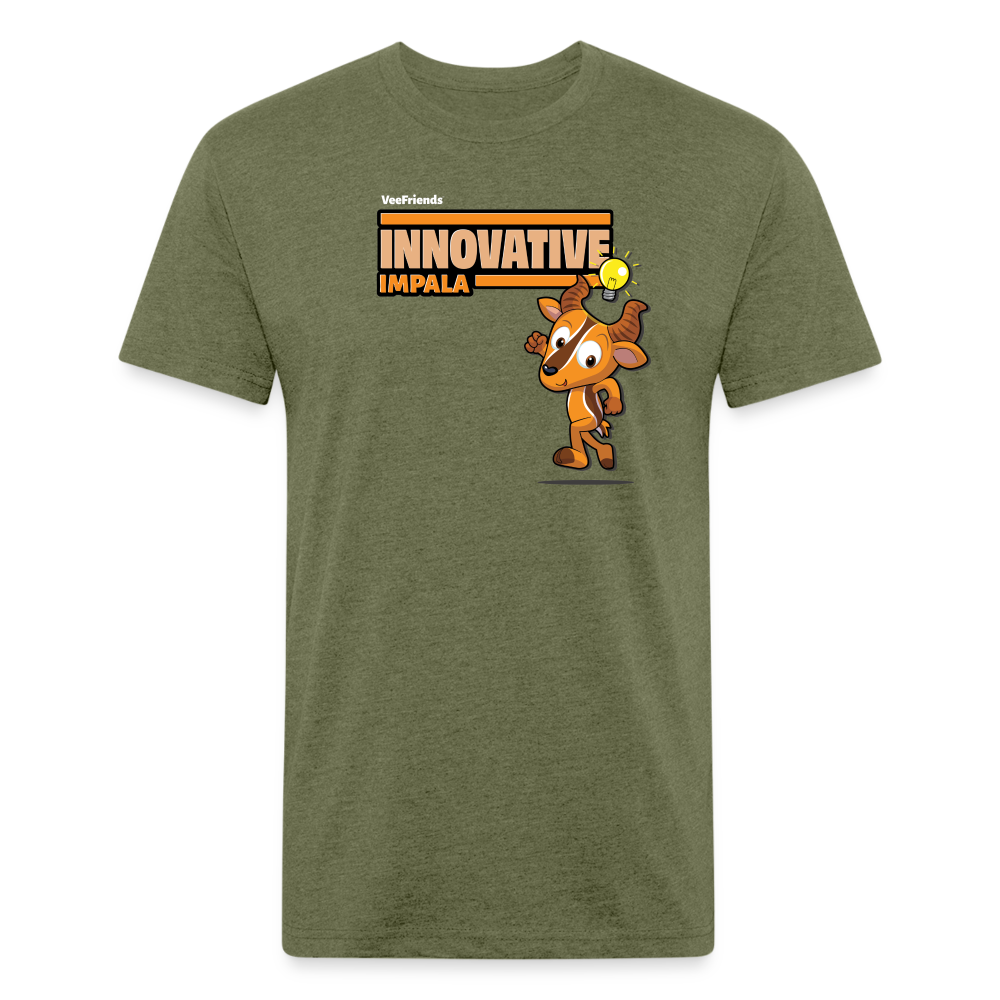 Innovative Impala Character Comfort Adult Tee - heather military green