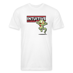 Intuitive Iguana Character Comfort Adult Tee - white