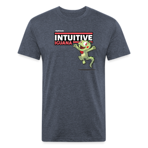 Intuitive Iguana Character Comfort Adult Tee - heather navy