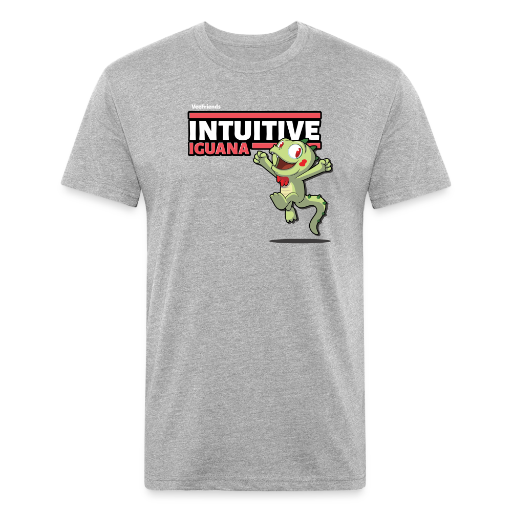 Intuitive Iguana Character Comfort Adult Tee - heather gray