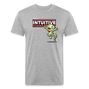 Intuitive Iguana Character Comfort Adult Tee - heather gray
