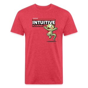 Intuitive Iguana Character Comfort Adult Tee - heather red
