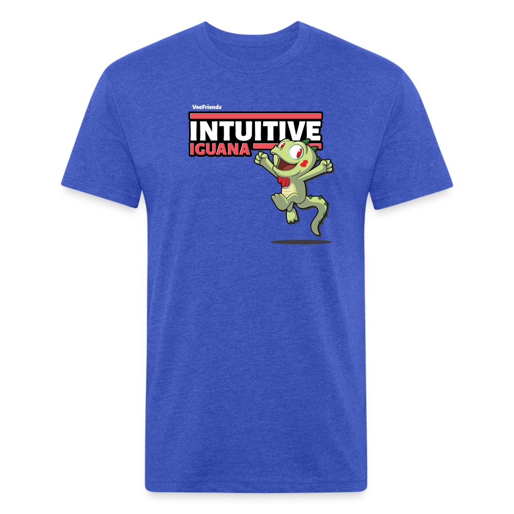 Intuitive Iguana Character Comfort Adult Tee - heather royal