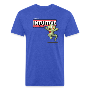 
            
                Load image into Gallery viewer, Intuitive Iguana Character Comfort Adult Tee - heather royal
            
        
