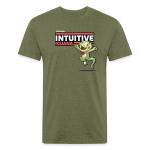 Intuitive Iguana Character Comfort Adult Tee - heather military green