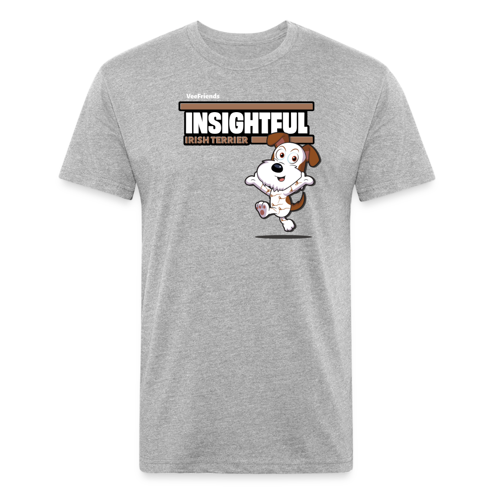 Insightful Irish Terrier Character Comfort Adult Tee - heather gray