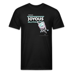 Joyous Jellyfish Character Comfort Adult Tee - black