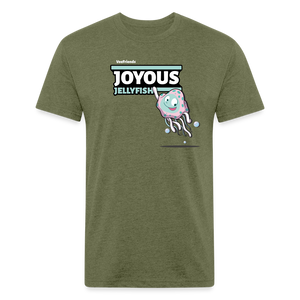 
            
                Load image into Gallery viewer, Joyous Jellyfish Character Comfort Adult Tee - heather military green
            
        