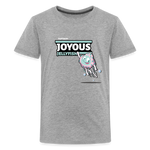 Joyous Jellyfish Character Comfort Kids Tee - heather gray