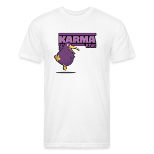 Karma Kiwi Character Comfort Adult Tee - white