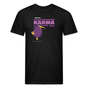 Karma Kiwi Character Comfort Adult Tee - black