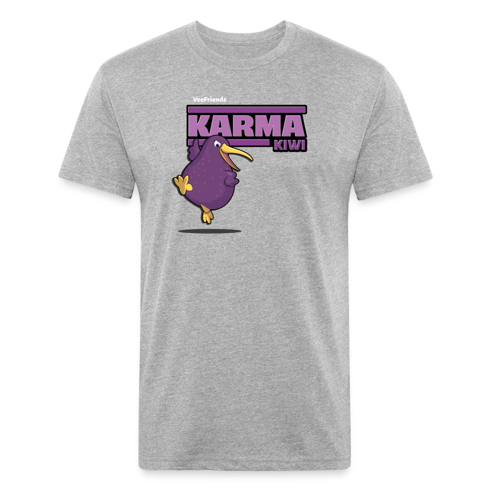 Karma Kiwi Character Comfort Adult Tee - heather gray