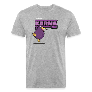 Karma Kiwi Character Comfort Adult Tee - heather gray