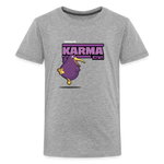 Karma Kiwi Character Comfort Kids Tee - heather gray
