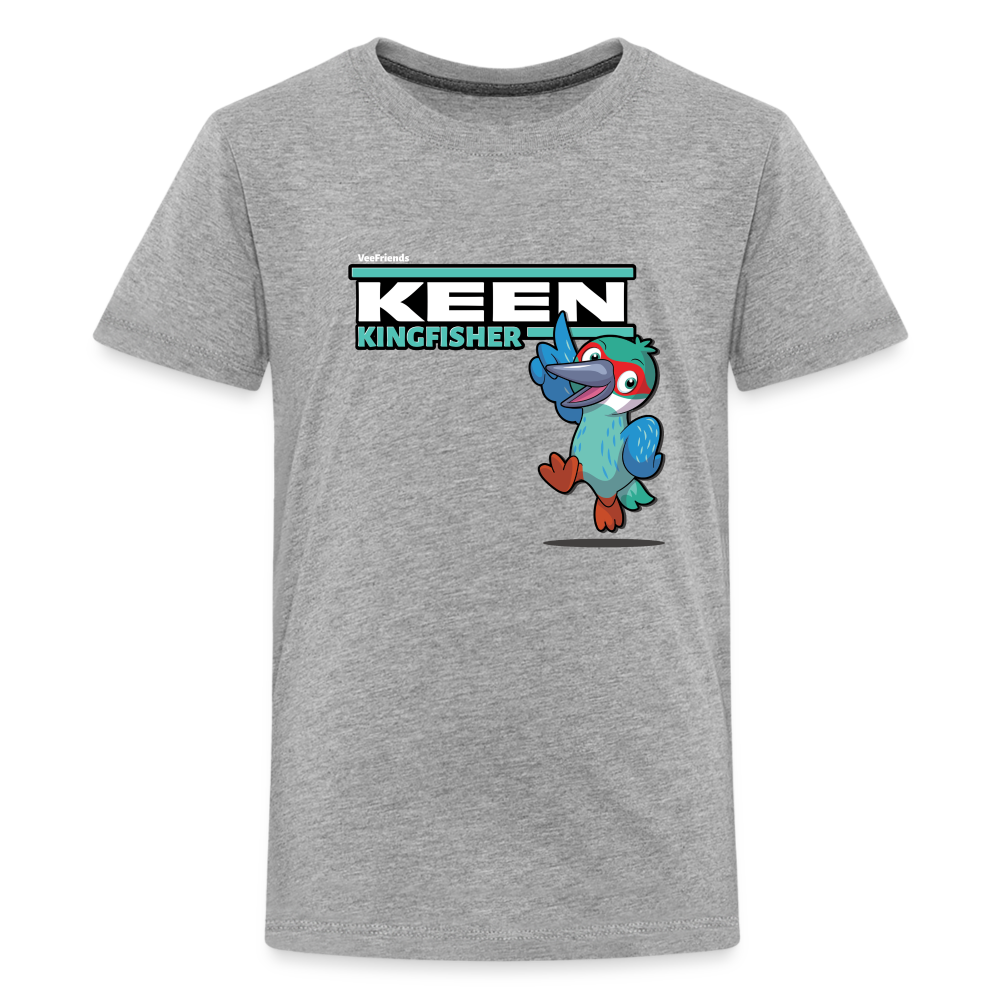 Keen Kingfisher Character Comfort Kids Tee - heather gray